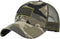 YOLAI Camouflage Print Baseball Caps Mesh Breathable Trucker Sun Hats Sunscreen Adjustable Visors