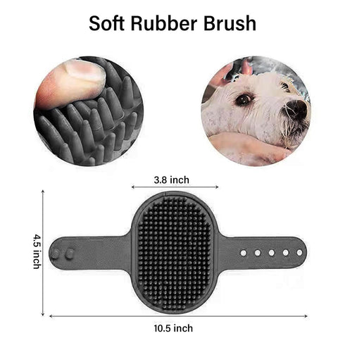 Dog Paw Cleaner for Large Dogs, Muddy Paw Washer with 3 Towels & Dog Bath Brush