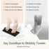 StrongTek Plantar Fasciitis Relief Foot Stretcher Pad, High-Density EVA Calf Stretching Block for Heel Pain, Achilles