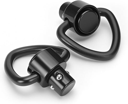 NEATABY Quick Detach Sling Swivel Attachments, Heavy Duty Button-Operated Mount, Two Point and Traditional Sling