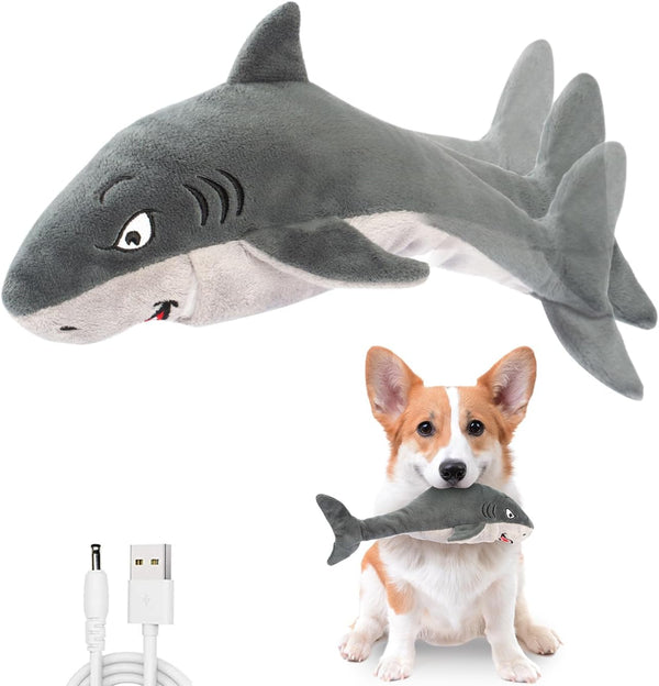 Interactive Flopping Fish Dog Toys for Large/Medium/Small Dogs - Squeaky Plush Touch Activated