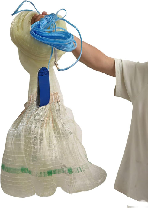 Lawaia Fishing Cast Net Casting Traditional Throw Nets Easy to Use Monofilament