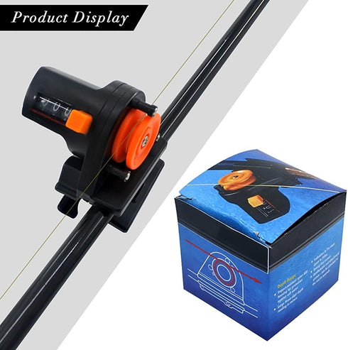 Fishing Line Counter 0-999M for Spooling & Trolling, Portable Depth Gauge with Easy-Read Display, Essential Fishing