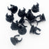 Aquarium Heater Holder Suction Cup Clip - Black for Fish Tube Hose Plant Decoration (Sucker Dia 1.34", Clip Dia 0.9)