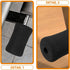 Sponge Foam Foot Pad Roller 2 Pair, 1-inch Rod Replacement for Gym Equipment (Foam 5.3" X 2.9"; Od X 0.87" Id)