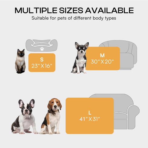 1 Pack 6 Medium(30"x20") Luciphia Dog Blankets Cat Soft Fluffy Fleece Pet Blanket Warm Cute Print Design Puppy Kitten