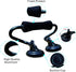 Kayak Roller Loader, Load Assist Roller Mount with Suction Cup for Car SUV - Black