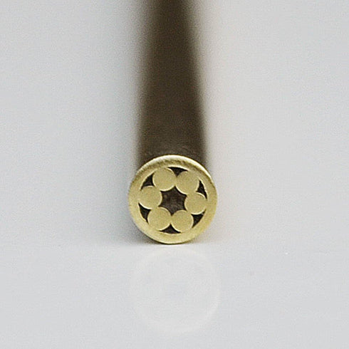 Mosaic Pin Pins Knife Handle Custom Knives Blank Blades, Brass Copper Steel for Hunting Knives (1/8")