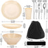 Kyraton Camping Utensils, Camping Mess Kit for Travel, Camping, Picnic, Outdoor, Camping Gear Include Knife, Spoon, Fork Silverware Set, Cup, Bowl, Plate, Camping Essentials for 1