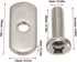 Lixada 4 Stainless Steel Kayak Rail/Track Screws & Track Nuts Hardware Gear Mounting Kit
