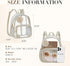 Backpack Missnine Small Clear for Stadium Events Anti-theft Mini Clear Bag for Sport Event Concert with Cute Pom-pom