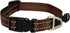 Reflective Dog Collar for Medium Dogs - Adjustable 12-17 inches - Brown