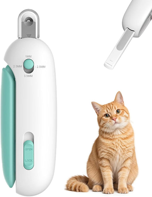 Trimmer 3 Trimming Cat Nail Clipper and with Adjustable Safety Levels Hole, Professional Indoor Kitten Supplies, Puppy