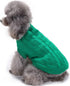 Dog Sweater - Warm Knitted Sweater for Small, Medium, Large Dogs, Cute Classic Coat for Girls and Boys (XXL, Green)