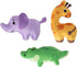 Fringe Studio Plush Dog Toy Set, Small 3 Piece Set, Wild Times, Pet Shop Collection (662052)