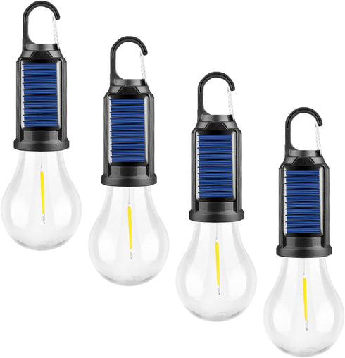 Solar Tent Camping Light Bulb Rechargeable Portable LED Camping Lantern3 Lighting Modes