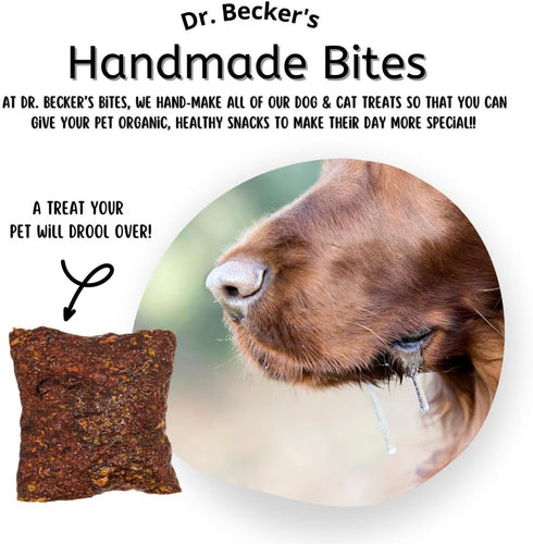 5 oz (Pack 3) Dr. Becker's Original Beef Bites | Grain Free Liver Training Treats for Dogs & Cats