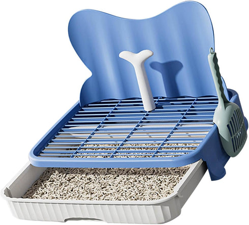Shinycome Pet Bathroom for Large Canines Detachable Net Tray and Against Slip Base