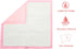 50 Count 22 22 Inch 6-Layer Pink Puppy Pee Pads, - x Dog Training Pads, Leak-Proof Quick Absorb Design for Pet Potty