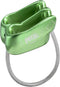 Petzl Verso Belay Device - Compact, Lightweight for One or Two Rope Strands While Climbing or Rappelling - Green