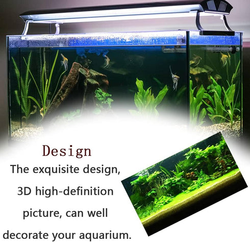 3D Prints Underwater Background Decor for Fish Tank, Aquarium Wallpaper Poster