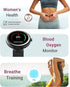 SHANG WING Smart Watch for Women Waterproof, Round Women's Watch Compatible with iPhone Android Phones Fitness Tracker