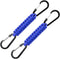 Generic Paracord Keychain Carabiner with Double Hooks Hanger Stroller Hook for Camping Hiking