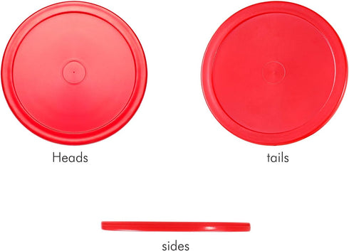 Gejoy 8 Pcs 2.5 Inch Air Hockey Pucks - Multicolor Round Pucks for Air Hockey Game Tables, 7 Grams