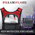 Hydration Pack, Water Backpack with 3L Hydration Bladder, Lightweight Insulation, Rave Hydration Backpack - Red