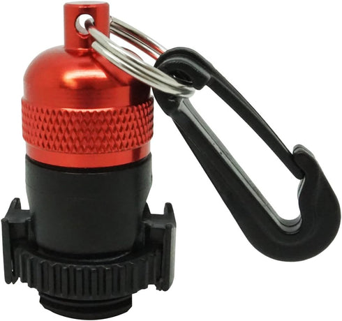 Scuba Diving Magnetic Regulator Hose Holder Clip, Red, Octopus