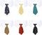 Segarty Dog Neck Tie Large | 6 Pack Adjustable Pet Ties Collars for Medium Large Dogs | Formal Wedding Costume Set
