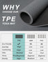 Yoga Mat Double-Sided Non Slip - 72'' x 32'' x 7mm Extra Wide Thick for Home Workout