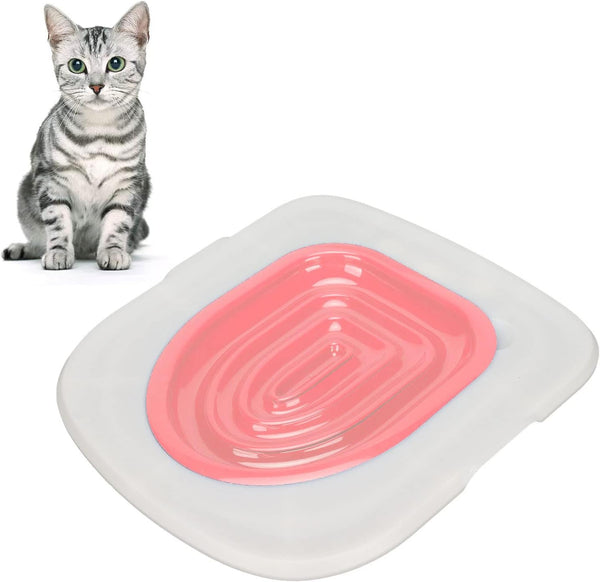 Cat Toilet Training Kit, Reusable Pet Cat Toilet Seat Trainer Cat Litter