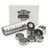 Premium 20Pcs 608rs Bearings Skateboard Bearings Longboard Bearings (8x22x7mm) - Double Rubber Sealed Deep Groove