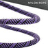 3 FT Dog Leash Slip Lead, 1/2 inch Rope Walking and Training Leash, Strong Nylon for Medium and Large Dogs (Purple)