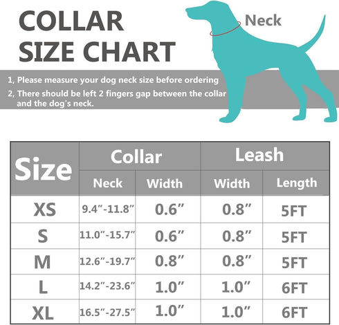 Reflective Dog Collar with Metal Buckle, Soft Sturdy Nylon Adjustable Collars with ID Tag Ring for Small Medium Large