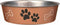 Loving Pets Bella Bowls - No Tip Stainless Steel Dog Food Water Bowl (Medium, Copper)