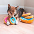 ZippyPaws Original Donutz No Stuffing Plush Dog Toy - Strawberry
