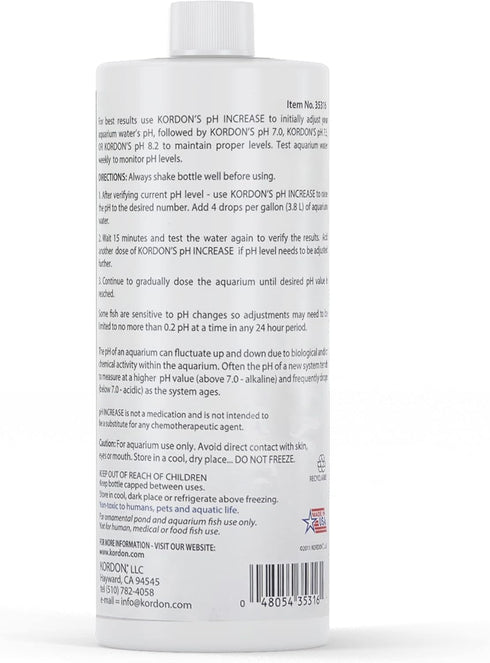 KORDON #35316 pH Increase Adjuster for Aquarium, 16-Ounce