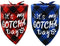 2 Pack It’s My Gotcha Day Print Dog Birthday Bandana - Red and Blue Scarf Bibs Accessories for Pet Birthday Gift