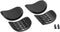 Profile Designs Ergo Injected Armrest Kit, Black, 4 x 4.5 x 2"