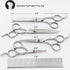 iSeaFly 6 1 Dog Grooming Scissors Kit with Round Tip, in Cat Dog Scissors, Stainless Steel Pet Grooming Shears