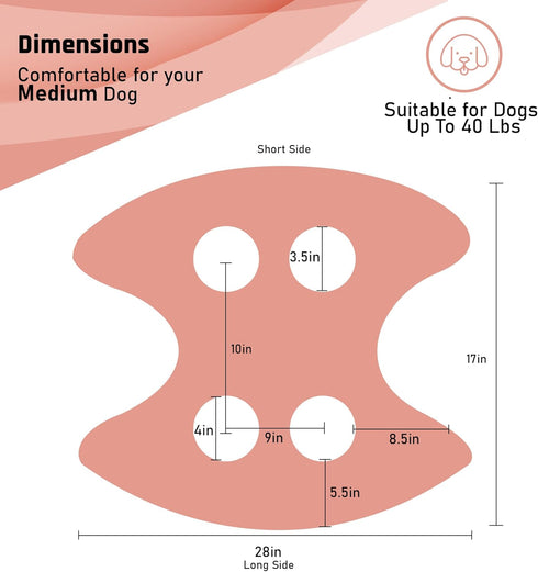 Dog Grooming Hammock with Security Strap, Medium Dog Holder for Nail Trimming, Hanging Harness