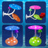 5 pcs Betta Mushroom Hammock + Leaf Pads Fish Tank Silicone Soft Aquarium Fish Playing Pads with Suction Cup Aquarium Ornament Fish Tank Decorations Accessories (mushrooms+leaves) by DIYBravo
