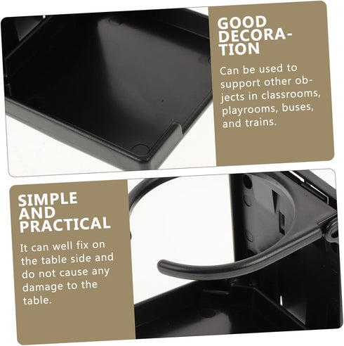 Table Side Cup Holder Desktop Drink Holder for Foosball Tables Lightweight Material Easy to Install for Mugs Bottles