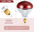 6 110V 175W Bulbs E26 Bulbs Treela Pcs Red Infrared Medium Base, Red Heat Lamp Flood Light Heat Light for Bathroom