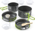 ACAGALA 2-3 Set Portable Outdoor Tableware Camping Cookware People Multifunctional Portable Cooking for Outdoor Stove