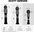 Scott Edward Golf Headcovers for Woods, Set of 3 Fits Driver(460cc), Fairway Wood, Hybrid(UT) for Golf Bag