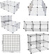 16pcs 13"x13" LANGXUN Small Animal Playpen with Waterproof Mat, Pet Playpen, Rabbit Guinea Pig Cages, Puppy Kitten