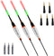 QualyQualy LED Fishing Bobbers, Lighted Floats for Night Fishing, 1/32oz, 1/24oz, 1/16oz - 3Pcs